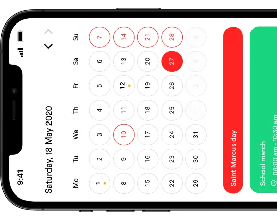 Scheduling online meetings in Esocial App